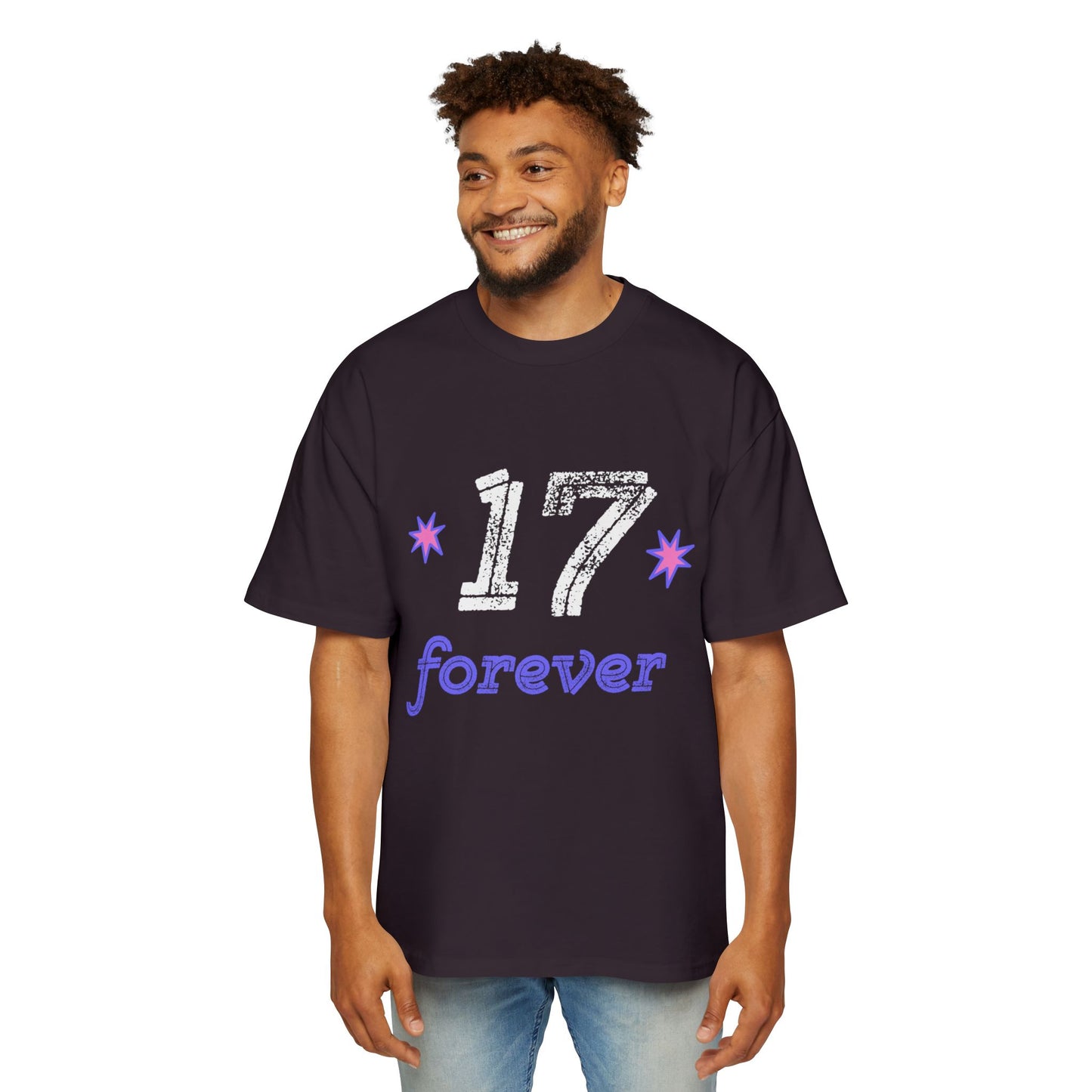 17 Forever Men's Heavy Oversized Tee - snazzymerch