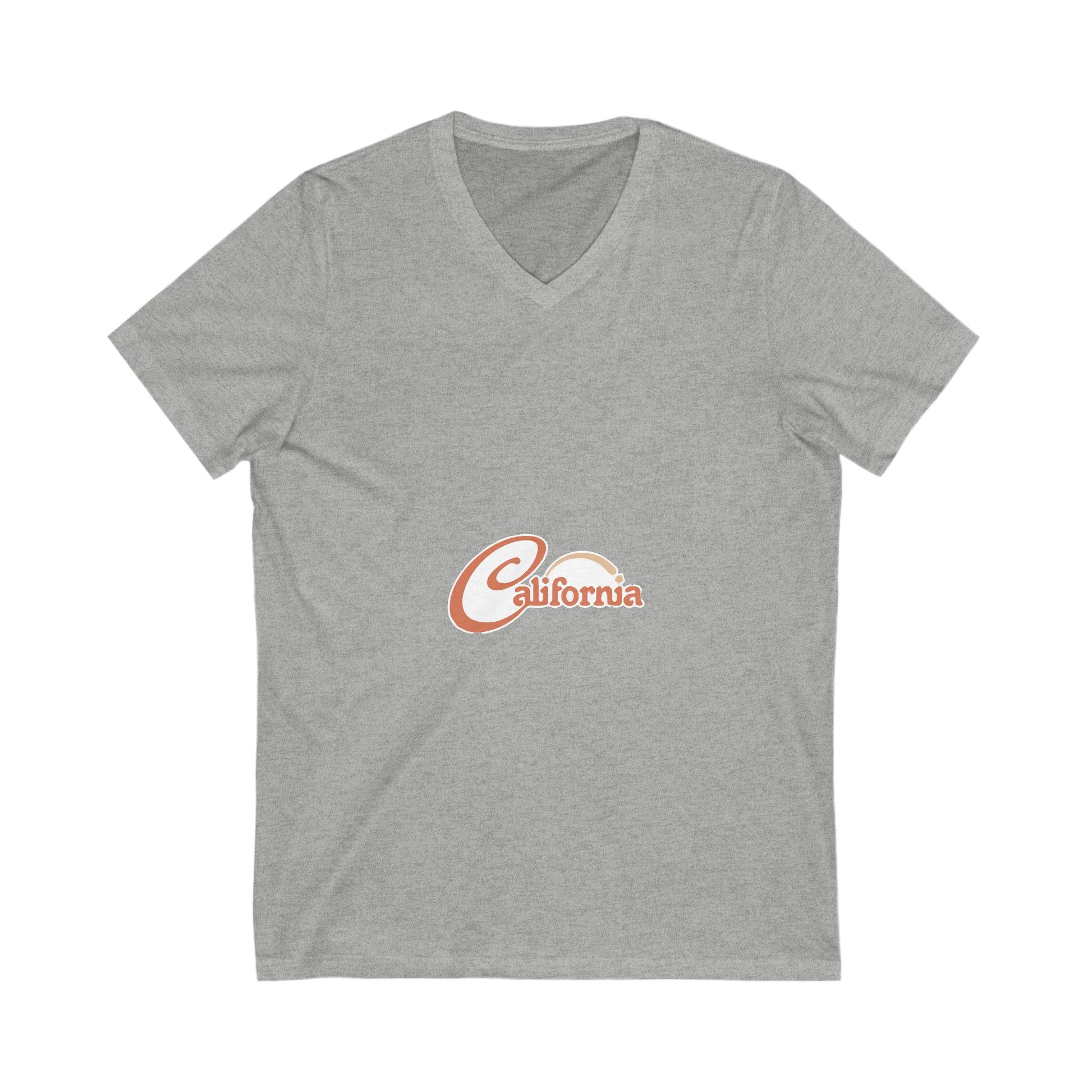 California Dream Unisex Jersey Short Sleeve V-Neck Tee - snazzymerch