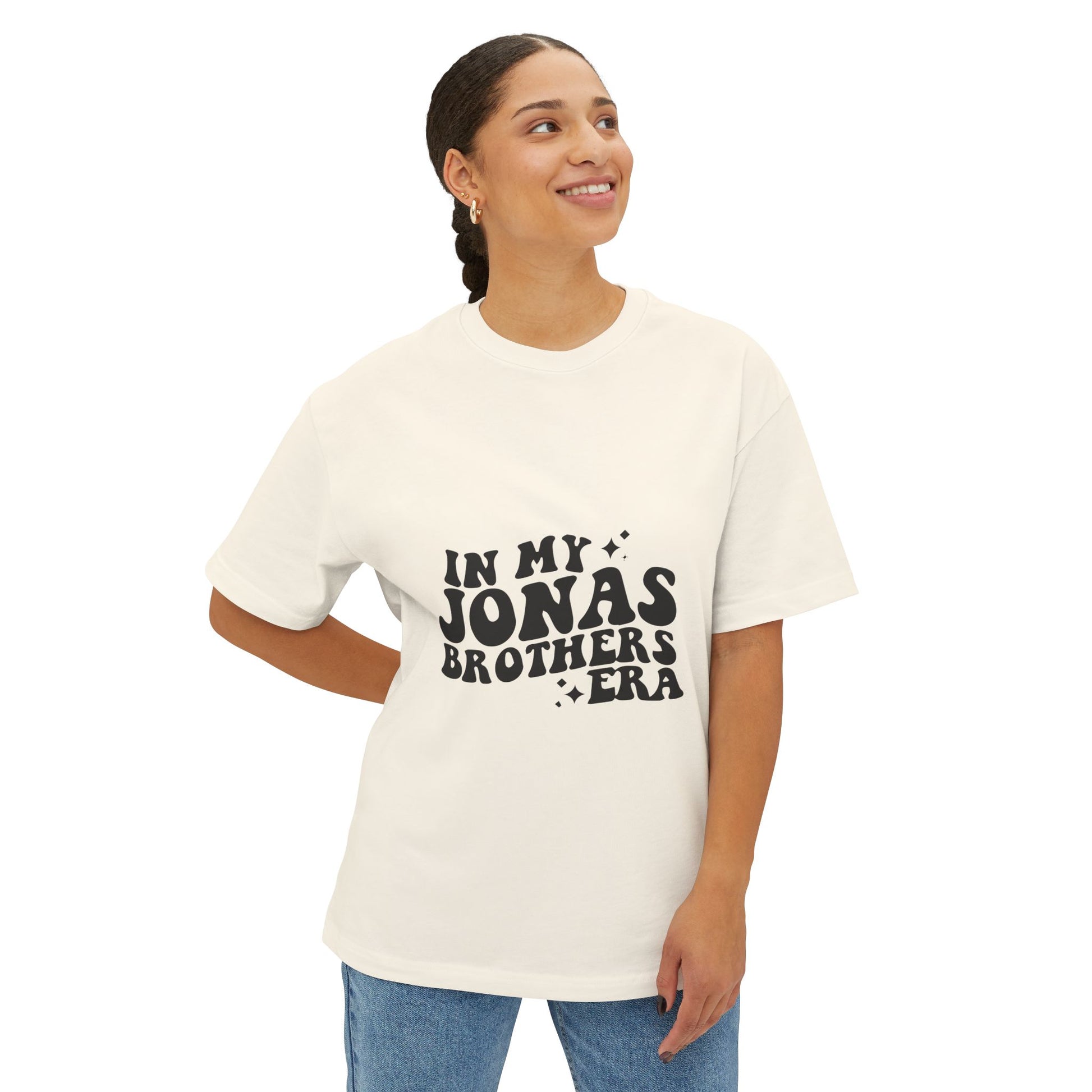 Color Dot Retro Unisex Oversized Boxy Tee - snazzymerch