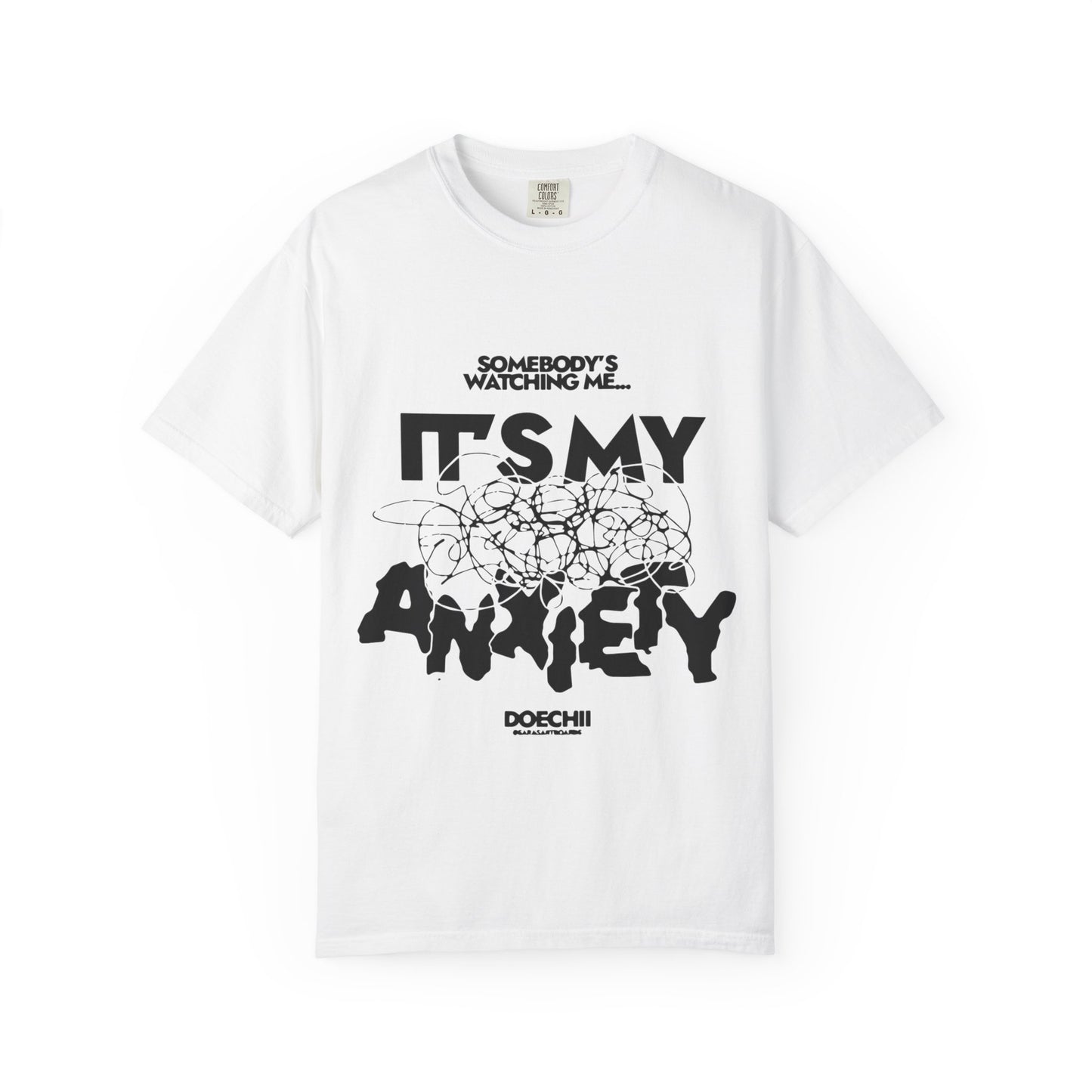 Block Font Quote Unisex Garment-Dyed T-shirt - snazzymerch