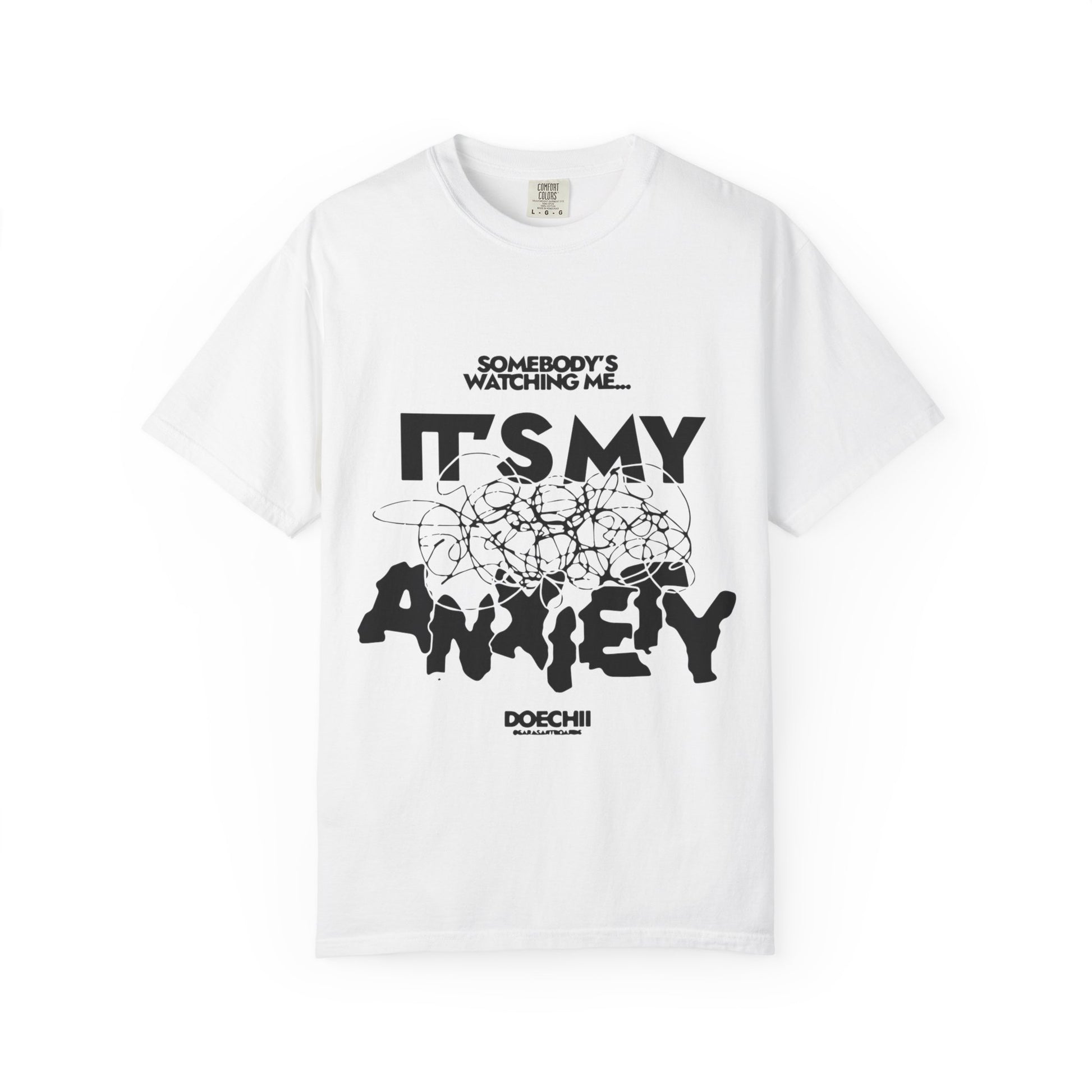 Block Font Quote Unisex Garment-Dyed T-shirt - snazzymerch