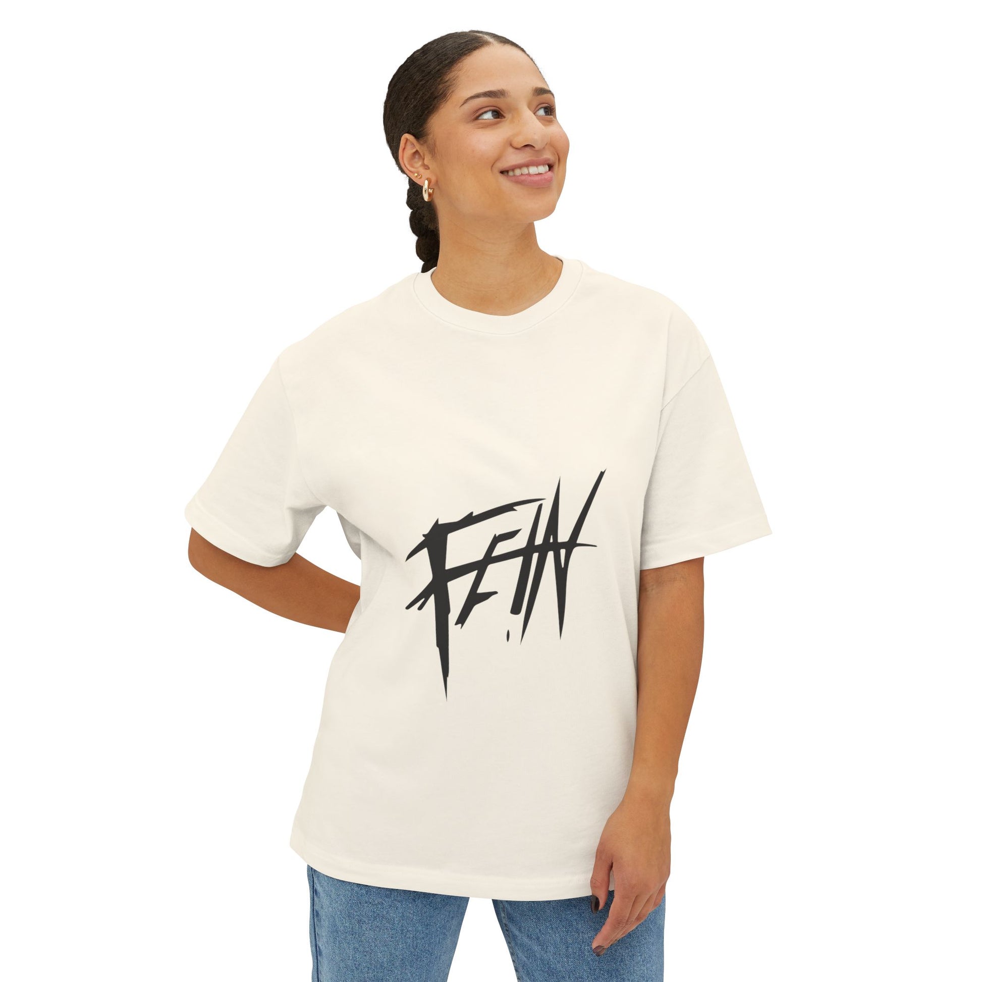 Midnight Frequency Unisex Oversized Boxy Tee - snazzymerch