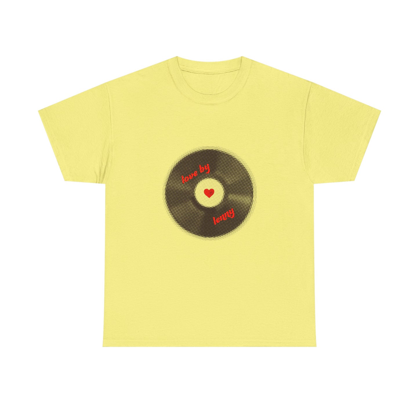 Vinyl Love Spin Unisex Heavy cotton tee Printify