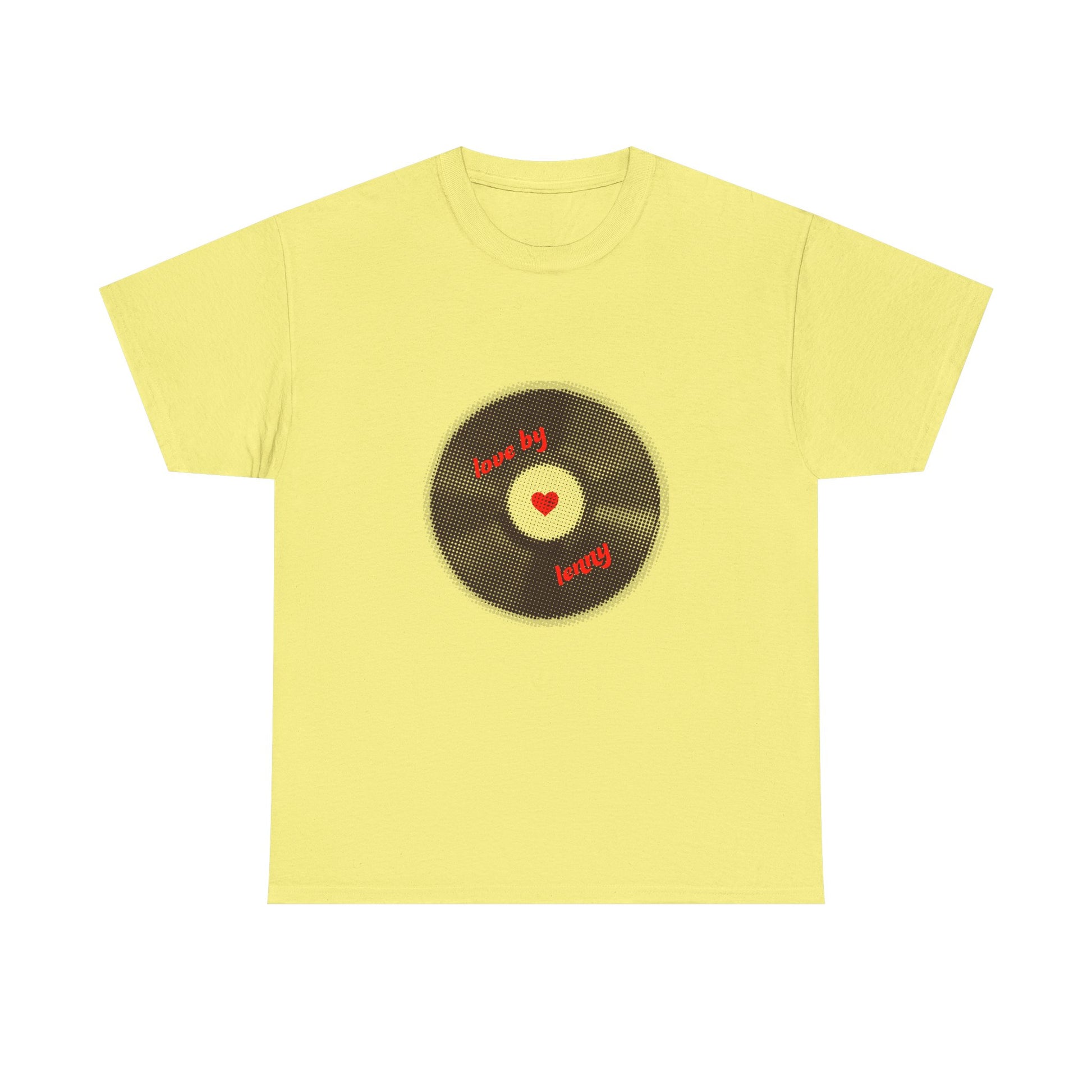 Vinyl Love Spin Unisex Heavy cotton tee Printify