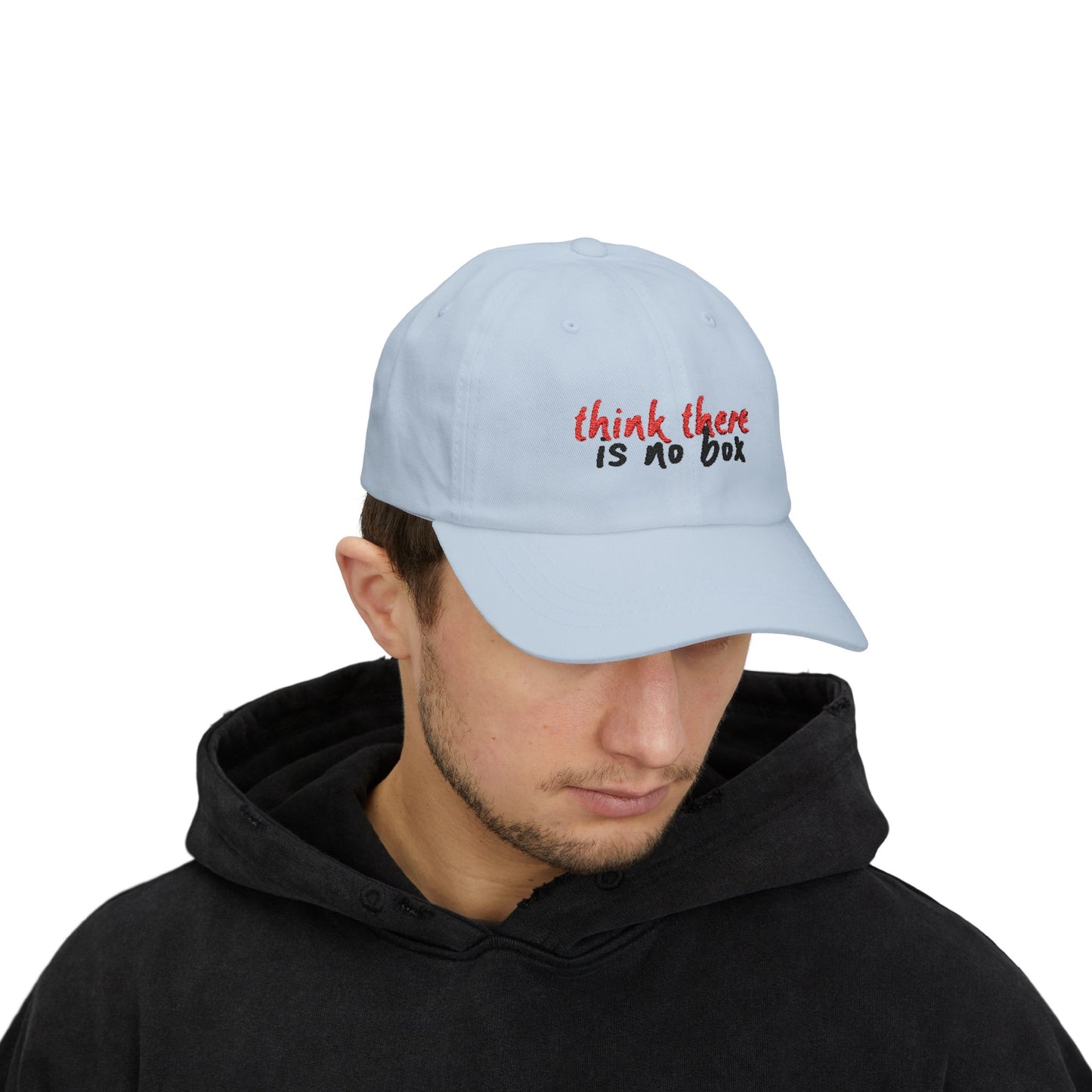 Think There Handwritten Classic Dad Cap - snazzymerch