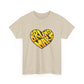 Loud Love Retro Heart Unisex Heavy cotton Tee Printify